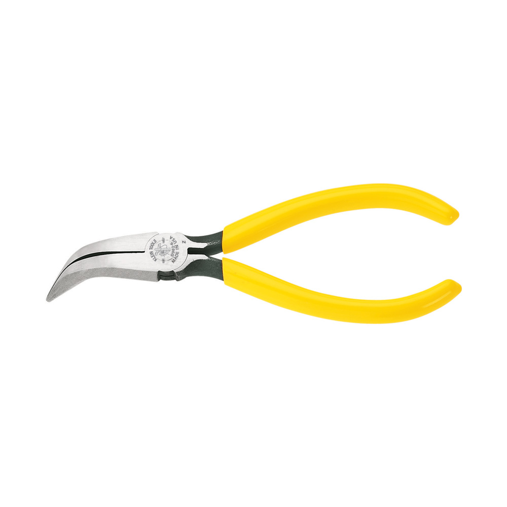 Klein Pliers, Curved Needle Nose Pliers, 6-1/2-Inch # D302-6