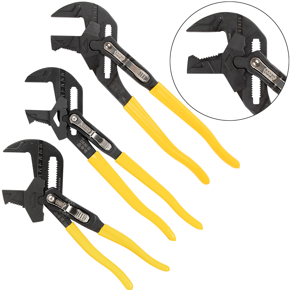 Klein Plier Wrench Set, 3-Piece # D53003KIT