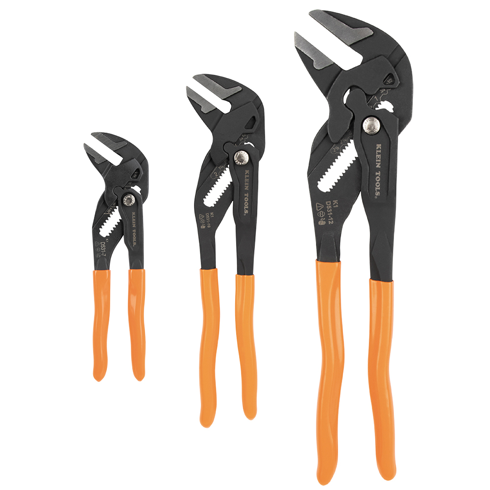Klein Compact Plier Wrench Set, 3-Piece # D53103KIT