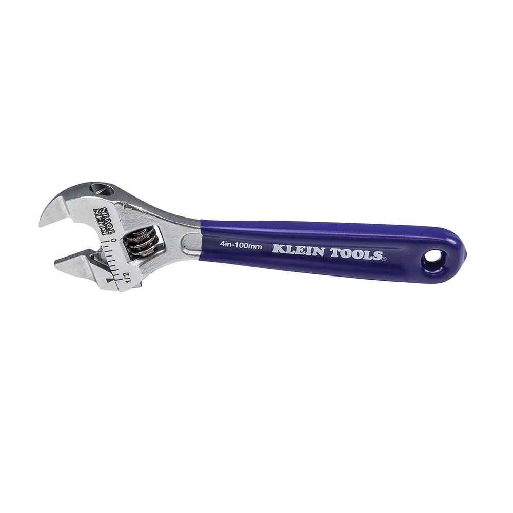 Klein Slim-Jaw Adjustable Wrench, 4-Inch # D86932