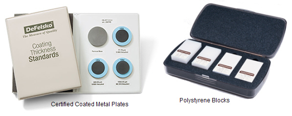 DeFelsko Certified Block Standards P2 - for Coating Thickness Gages # STDP2