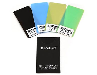 DeFelsko Testex Precision Plastic Shim Set of 4 - for Testex Micrometer # STDRTSHIMS