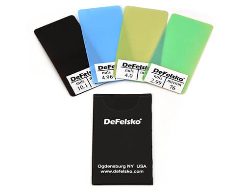 DeFelsko Testex Certified Shim Set (2) - (Set of 2) with Certificate # STDRTCSS
