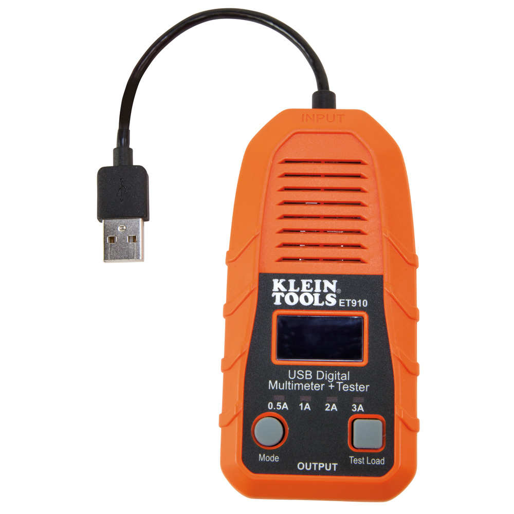 Klein USB Digital Meter and Tester, USB-A (Type A) # ET910