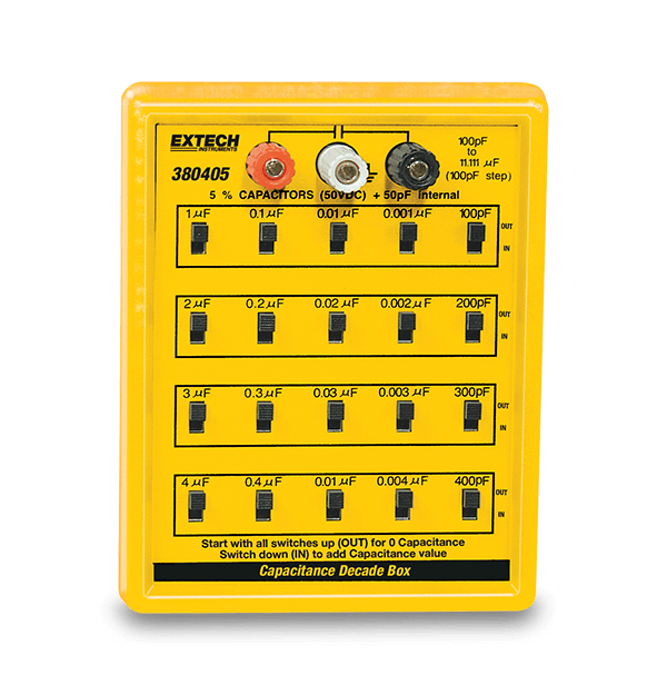 Extech 380405 Capacitance Substitution Box # 380405