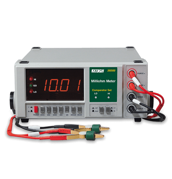 Extech 380560-NIST Milliohm Meter w/NIST, 380560 # 380560-NIST