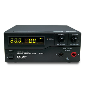 Extech 382275 DC Power Supply 30V/20A Switching/120 VAC