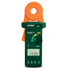 Extech 382357 Resistance Tester Clamp-on, Ground