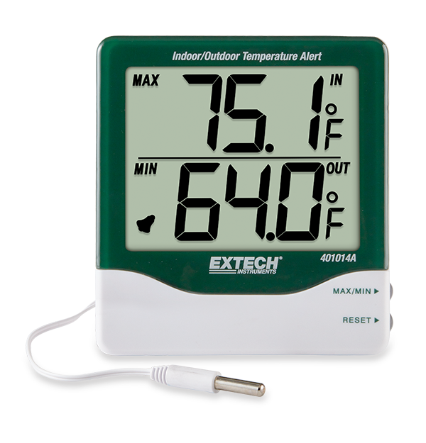 Extech 401014A Thermometer, Big Digit Indoor/Outdoor # 401014A