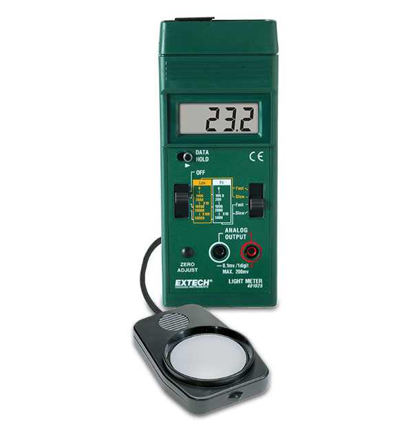 Extech 401025 Light Meter, Foot Candle/Lux Meter # 401025