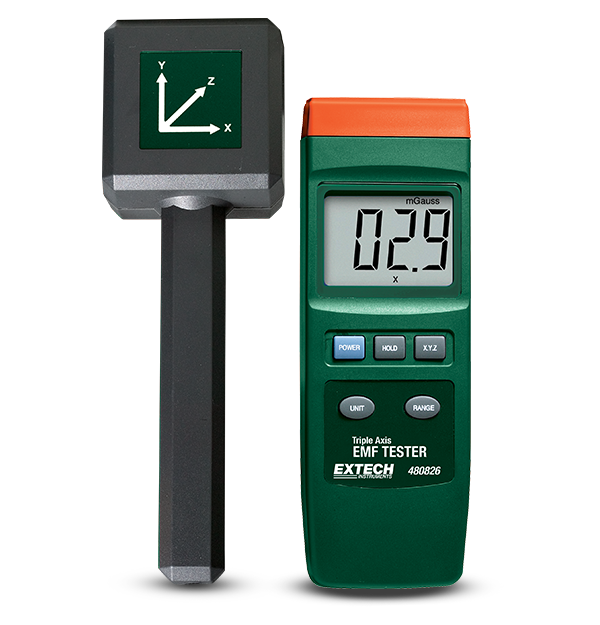 Extech 480826 EMF Tester/Triple Axis # 480826
