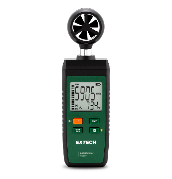 Extech AN250W Airflow Meter with Connectivity to Exview App # AN250W
