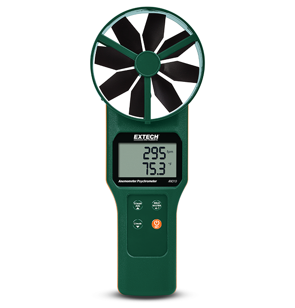 Extech AN310 Large Vane Anemometer/Psychrometer # AN310