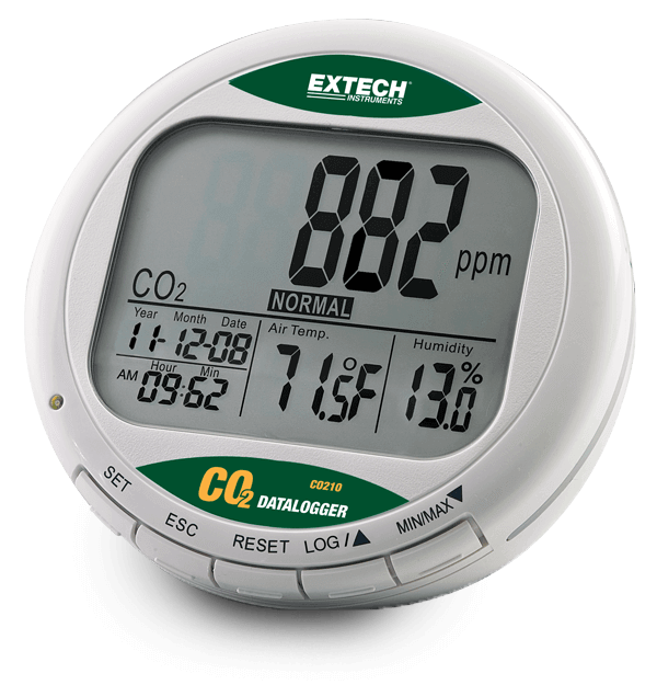 Extech CO210 Air Quality Carbon Dioxide Datalogger # CO210