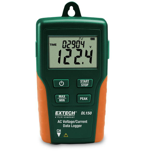 Extech DL150 Datalogger, Single Channel, TRMS/110V # DL150