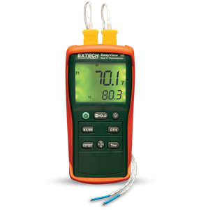Extech EA10 Thermometer, Type K, Kit Dual Input