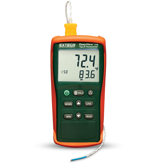 Extech EA11A Thermometer, Type K Easyview Series # EA11A