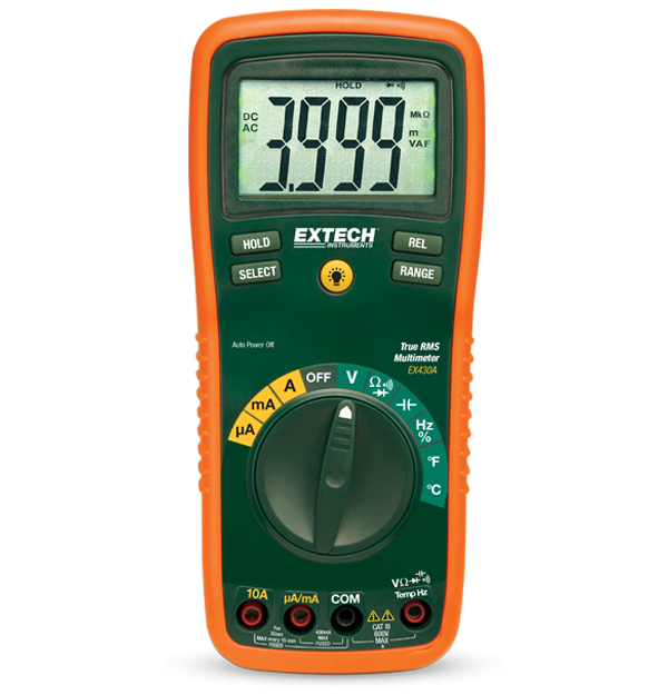 Extech EX430A Multimeter, TRMS Autoranging DMM # EX430A