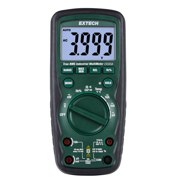 Extech EX505A Heavy Duty True RMS Multimeter # EX505A