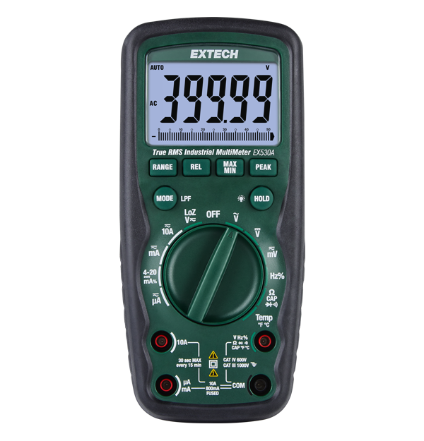 Extech EX530A Heavy Duty True RMS Multimeter # EX530A