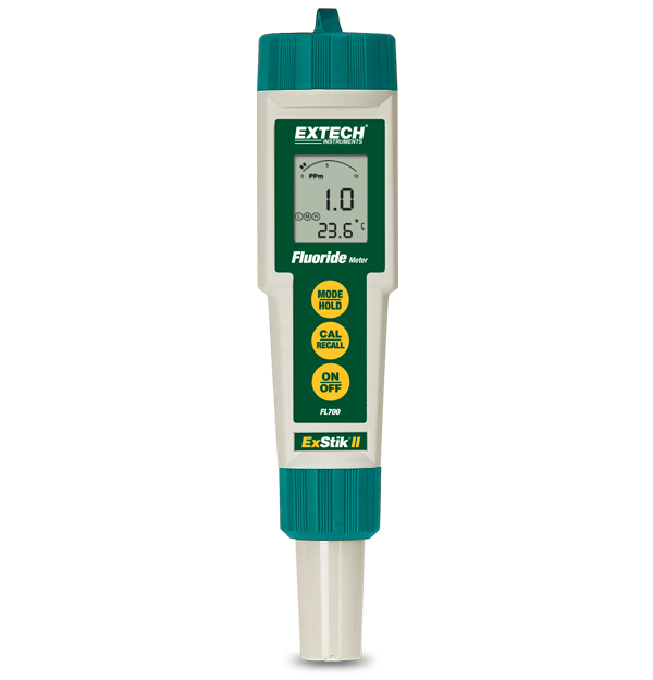 Extech FL700 Fluoride Meter, Waterproof # FL700