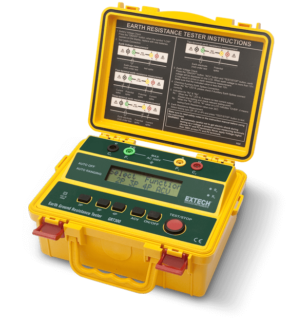 Extech GRT300 4-Wire Earth Ground Resistance Tester # GRT300