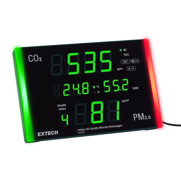 Extech IAQ320 Indoor Air Quality Monitor and Datalogger with PM2.5 # IAQ320