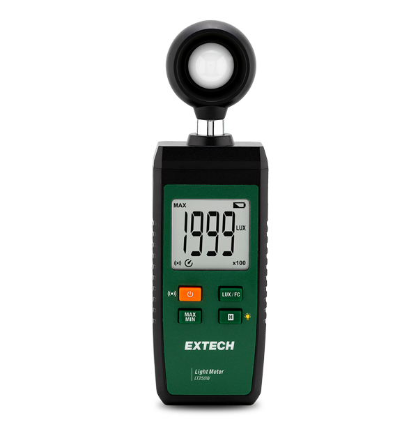 Extech LT250W Light Meter with Connectivity to Exview App # LT250W