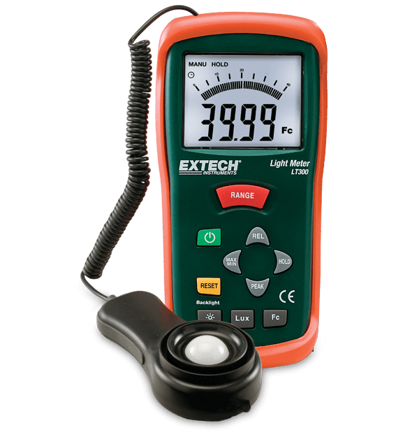 Extech LT300 Light Meter, Analog and Digital # LT300