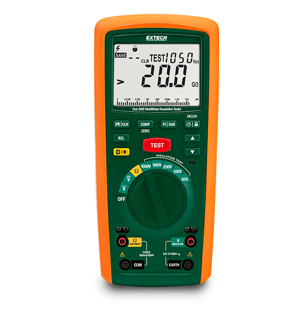 Extech MG320 CAT IV Insulation Tester/TRMS Multimeter # MG320