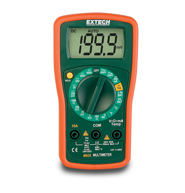 Extech MN35 Multimeter, Digital # MN35