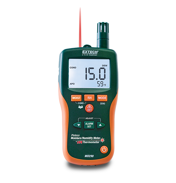 Extech MO290 Moisture Meter, Pinless # MO290