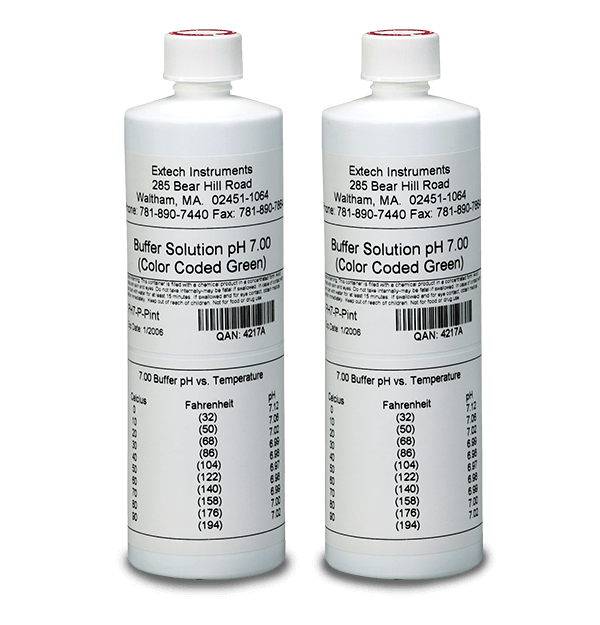 Extech PH7-P Buffer Solution/PH7, Two One Pint Bottles # PH7-P
