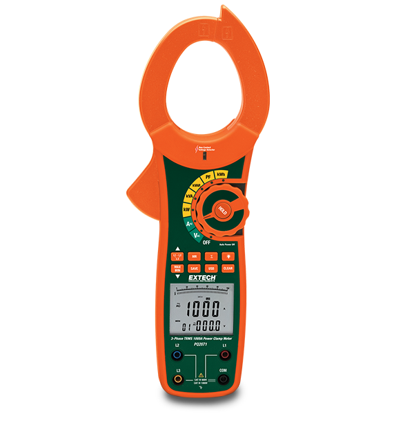 Extech PQ2071 1000A 3-Phase Power Quality Clamp Meter # PQ2071