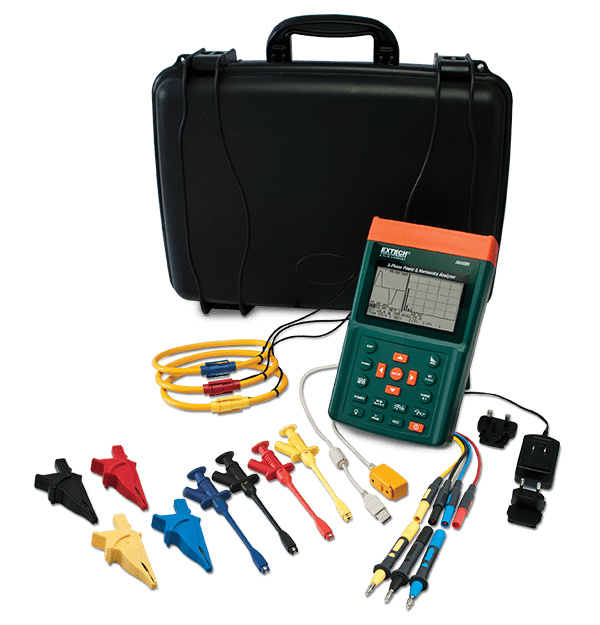 Extech PQ3350-1 Power Quality Meter w/ 1200A Flex Clamp # PQ3350-1