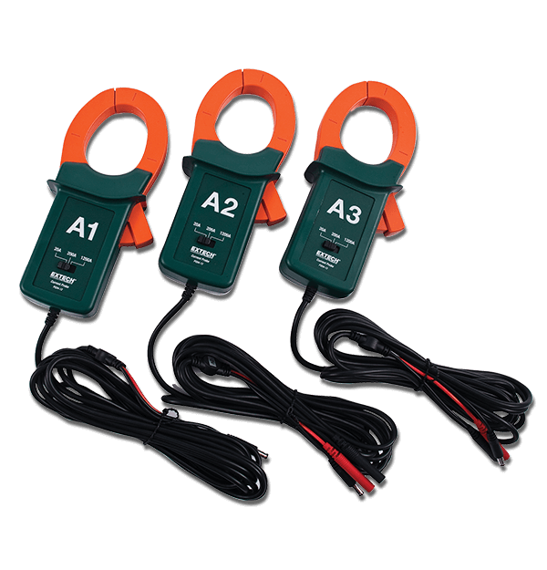 Extech PQ34-12 1200A Current Clamp Probes (Set of 3) # PQ34-12