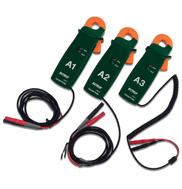 Extech PQ34-2 200A Current Clamp Probes (Set of 3) # PQ34-2