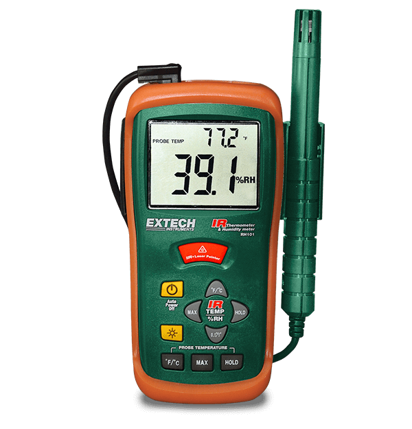 Extech RH101 Hygro-Thermometer with IR Thermometer # RH101