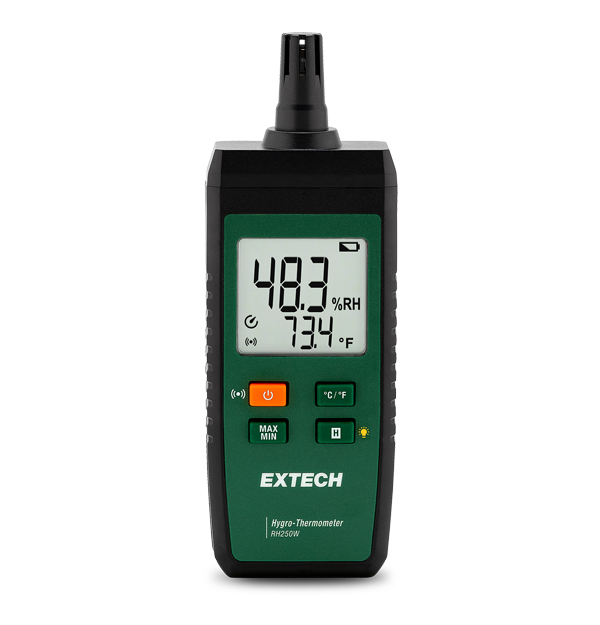 Extech RH250W Hygro-Thermometer with Connectivity to Exview App # RH250W