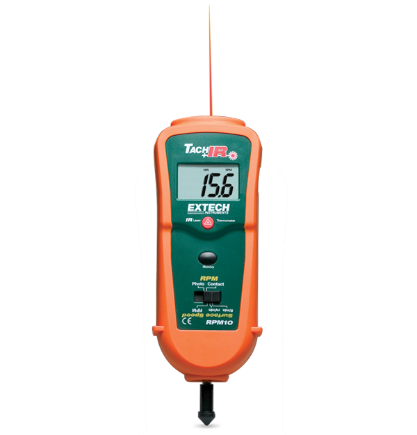 Extech RPM10 Tachometer & IR Thermometer # RPM10