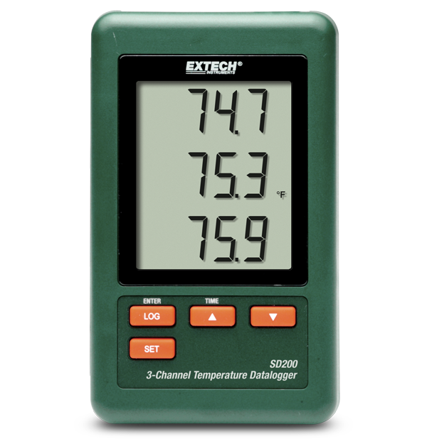 Extech SD200 3 Channel Temperature Datalogger # SD200