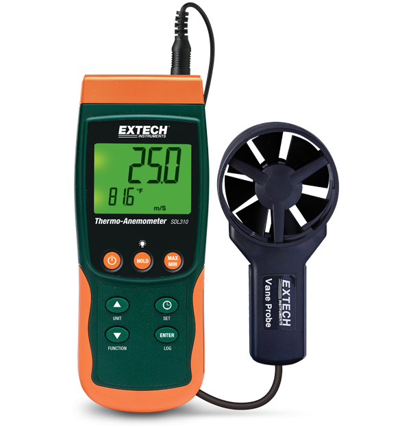 Extech SDL310 Thermo-Anemometer SD Logger # SDL310