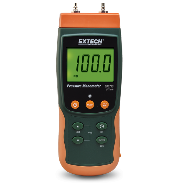 Extech SDL730 Differential Pressure Manometer Datalogger 201.5 PSI # SDL730