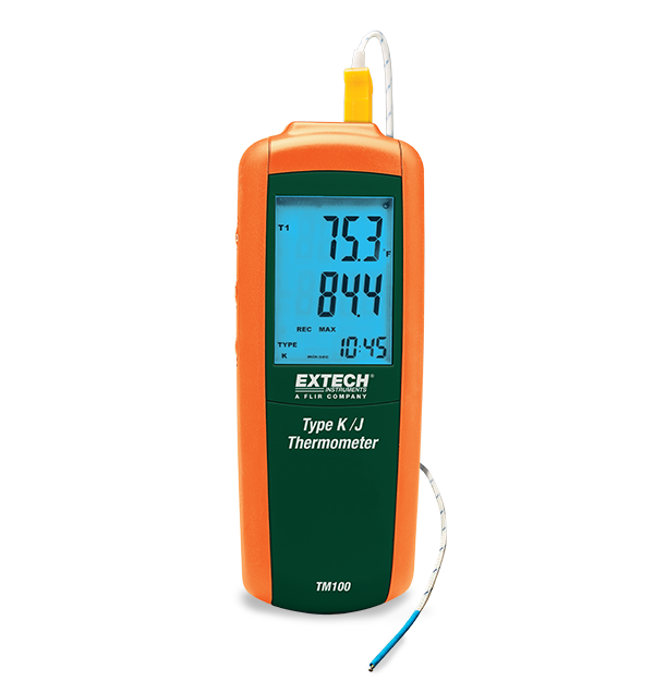 Extech TM100 Thermometer, Single Input # TM100