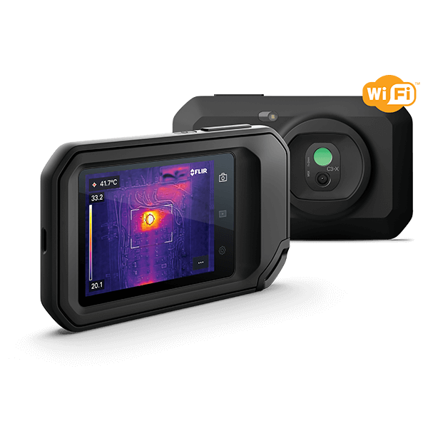 FLIR C3-X Compact Professional Thermal Camera w/MSX and WiFi 128 x 96 Resolution/9 Hz # C3-X