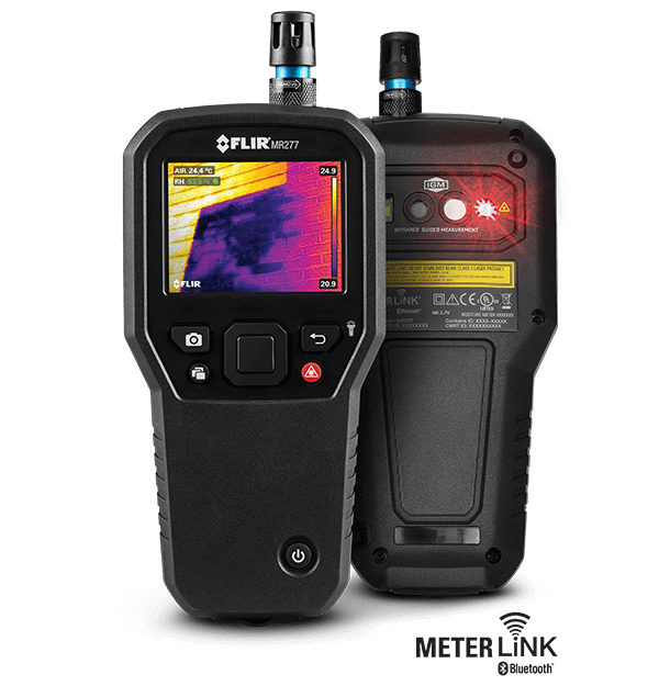 FLIR MR277 Building Inspection System w/ Moisture Psychrometer & MSX IR Camera # MR277