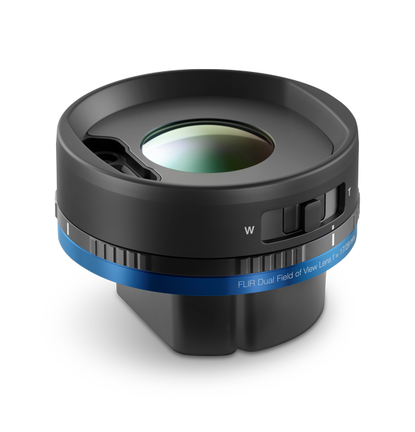 FLIR T300954 IR Lens Dual Fov, F=10/17mm (24°/42°) w/ Case (Exx/T5xx/T8xx/Axxx) # T300954