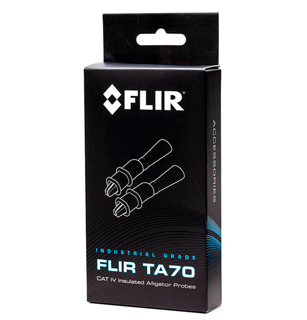 FLIR TA70 Universal CAT IV Insulated Alligator Test Probe Clips # TA70