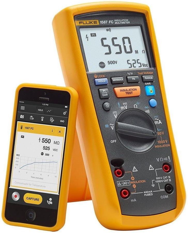 Fluke 1587KIT/62MAX+ FC 1587 FC 2-in-1 Insulation Multimeter Kit with 62 MAX+ IR Thermometer & I400 Current Clamp # 1587KIT/62MAX+ FC