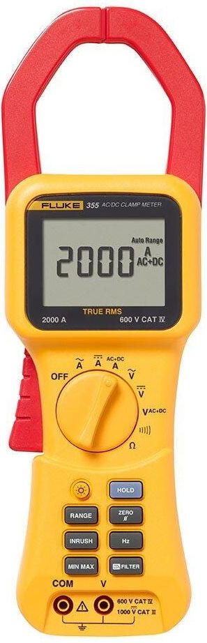 Fluke 355 AC/DC TRMS Clamp Meter, 2000A # FLUKE-355